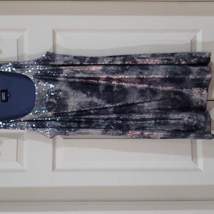 Adrianna Papell Sequin Sheath Dress Sz 12 EUC